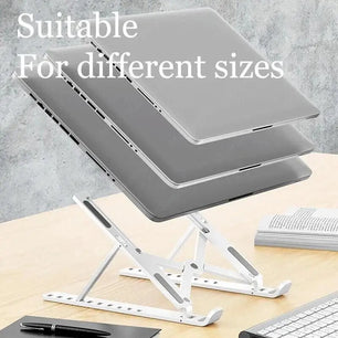 Laptop Stand Adjustable Notebook Holder Tablet Support Foldable Desktop Bracket For Macbook Lenovo Portable Computer Accessories