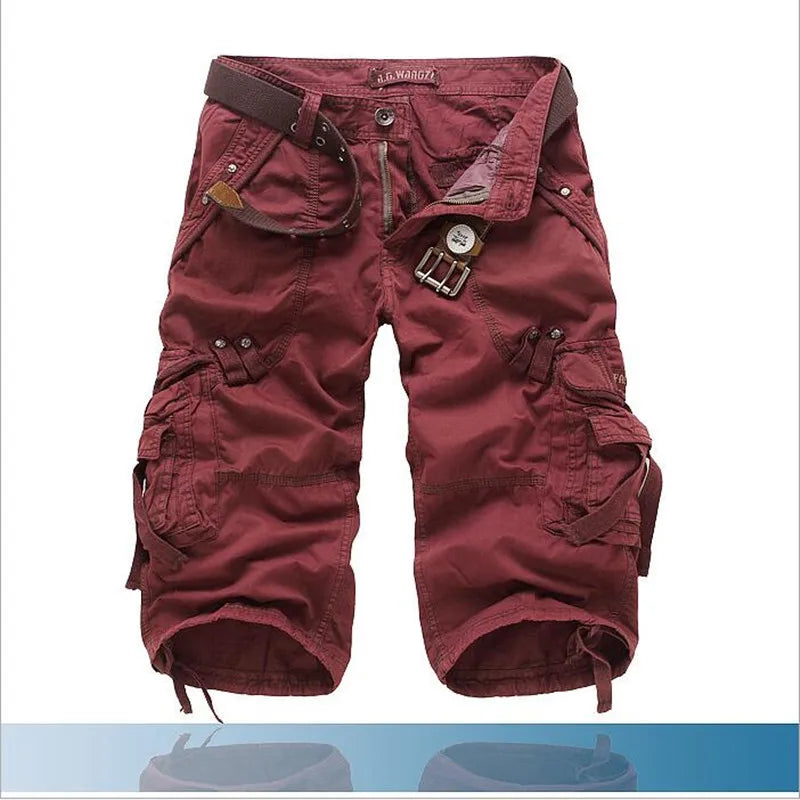 Men's Fashion Cotton Cargo Shorts