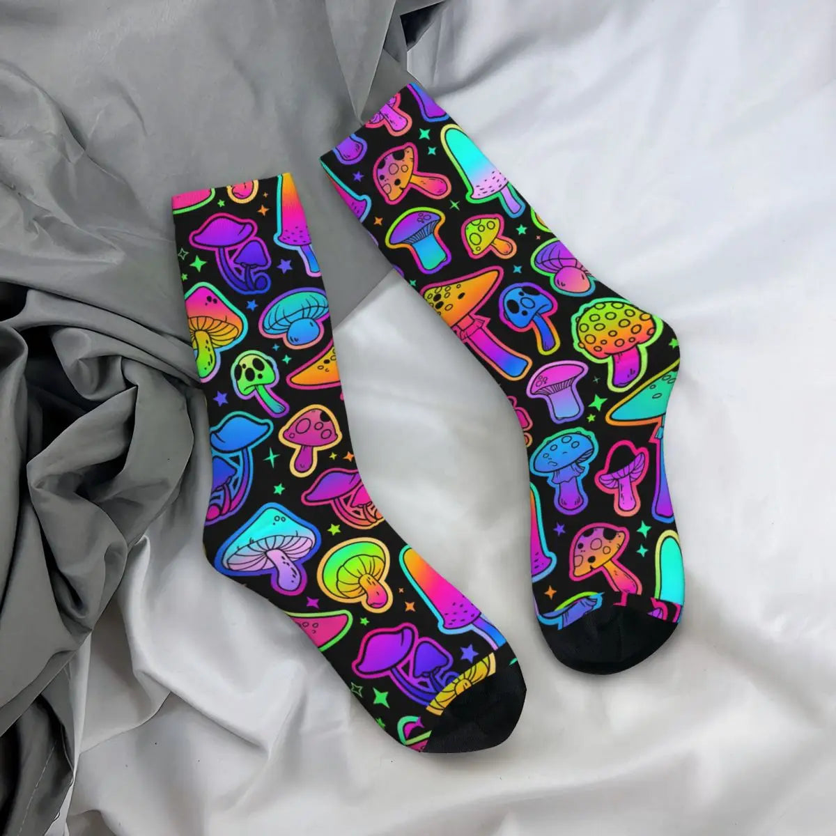 Psychedelic Magic  Mushroom Socks