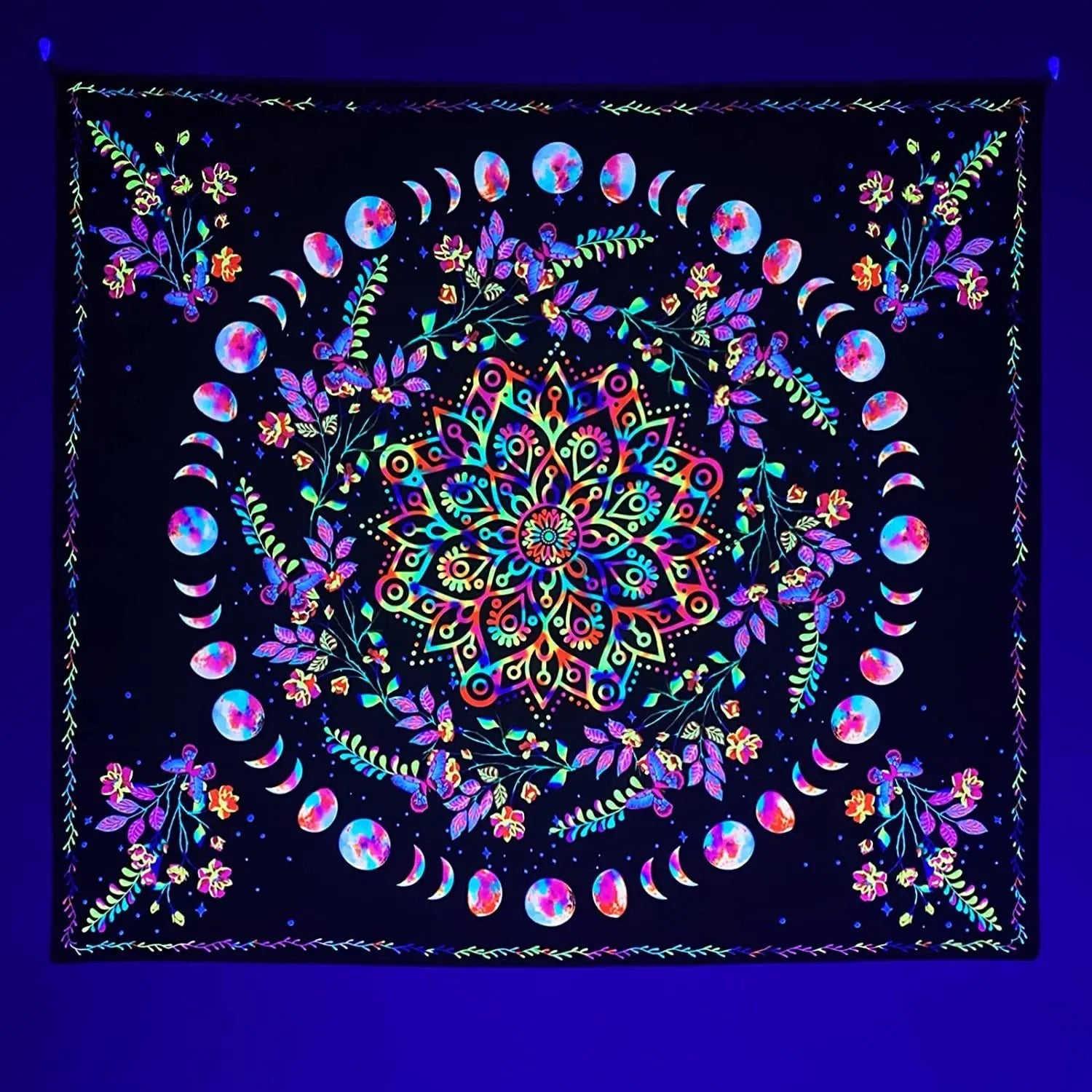 Aesthetic Mandala Wall Hanging Cloth Trippy Tapestries Home Room Psychedelic Decor - StickEmUpDesigns.ca