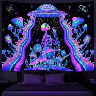 Aesthetic Mandala Wall Hanging Cloth Trippy Tapestries Home Room Psychedelic Decor - StickEmUpDesigns.ca