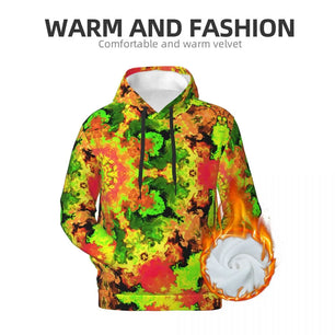 Mandala psychedelic Hoodies Hippie Vintage Sweatshirts Winter Long Sleeve Street Fashion Oversized Hoodie