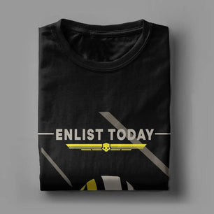 Helldivers Enlist Today T Shirt for Men